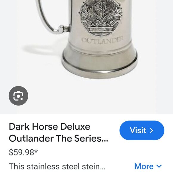 NEW- OUTLANDER STAINLESS STEEL STEIN  - obsassenach collectible memorabilia rare - Picture 10 of 10